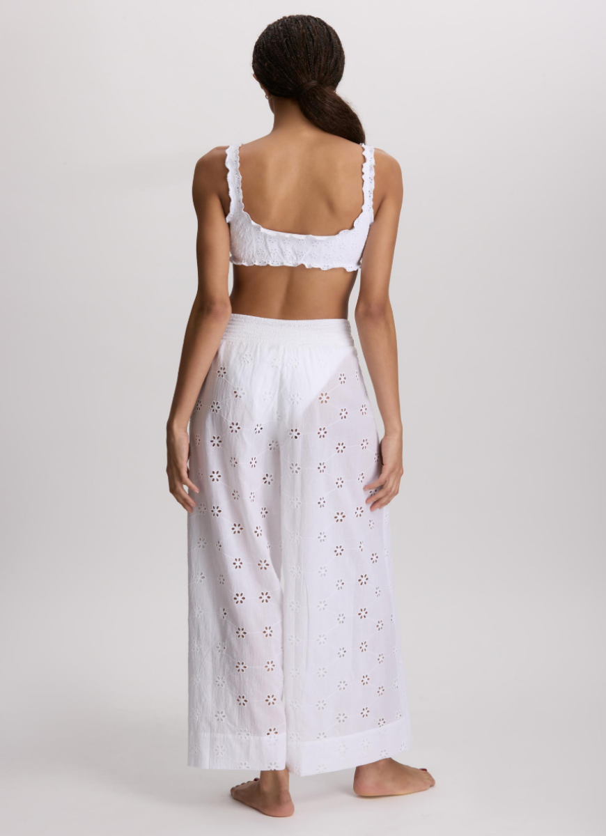 Cotton Eyelet Wrap Pant. - Image 3